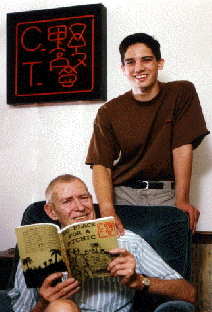 Photograph of the author and his grandfather
